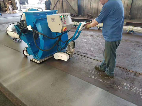 移動式路面拋丸機